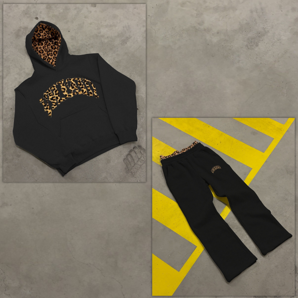 Leopard Hoodie and Trousers